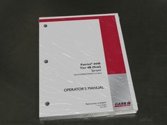 Case Patriot 4440 Tier 4B Sprayer Operators Manual Owners Book