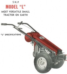 Power vs Drudgery Gravely Model 2 Wheel Tractor Sales Brochure Catalog Implement