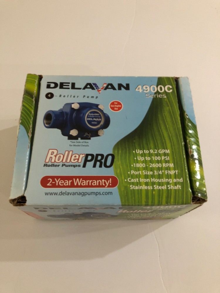 Delavan 4900C 100 PSI Cast Iron Roller Pump