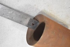 STEEL CYLINDER CONCAVE SLEEVE 3.5″ OD, 2.23″ BORE, 2″ DEPTH X .85″ DEPTH