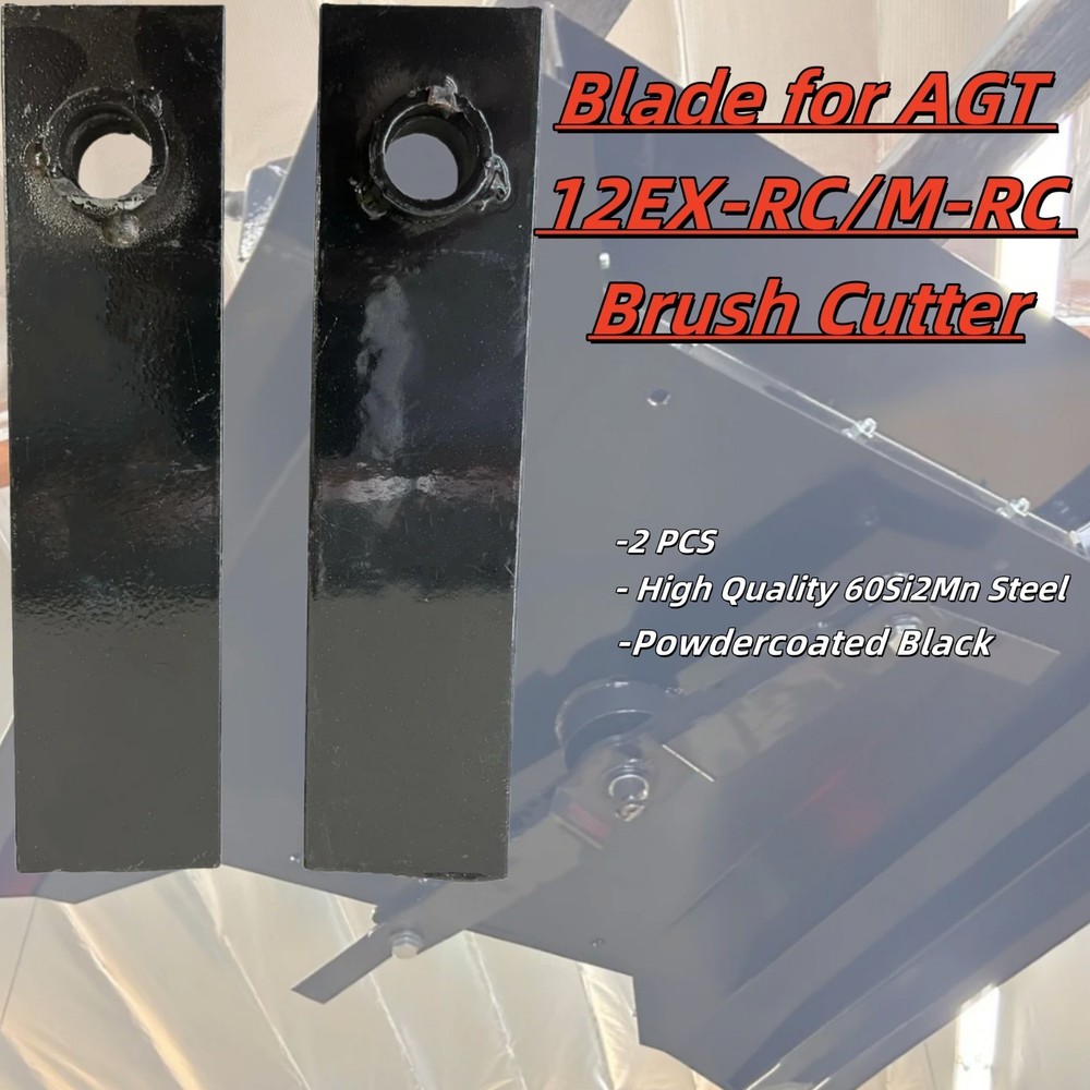 2pcs Mower Rotary Grass Cutter Steel Blades For AGT 12EX-RC M-RC Brush Cutter