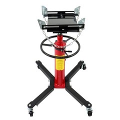 1322-1660lbs Capacity Hydraulic Transmission Jack 2 Stage Adjustable Telescoping