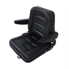 Trenchers Garden Lawn Mower Seat Forklift Seat with Adjustable Backrest Armrest