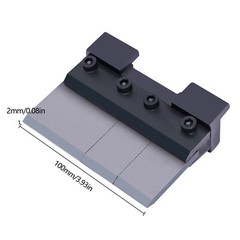 Aluminum Copper Plate Bender Bench Vise Attachment Removable Cutters Cast Steel