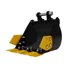 1.5 T/3306.93 lbs Bucket Mini Excavator Bucket w/Metal Teeth ?Excavator Kampf