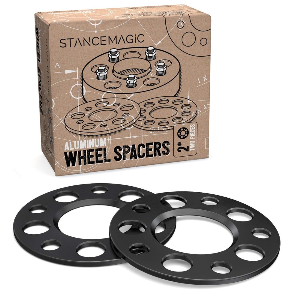 Stancemagic 2Pcs 5Mm Hubcentric 5X114.3 Wheel Spacers 64.1Mm Bore Compatible