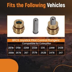 Heavy Duty Plunger Kit for CAT 236B2 252B2 226B2 242B2 216B2 232B2 247B2 257B2