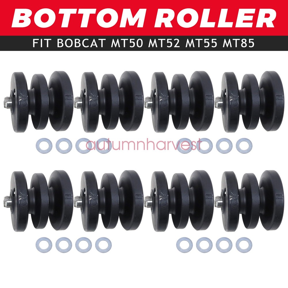 8Pcs Bottom Roller/Track Roller For Bobcat MT50 MT52 MT55 MT85 Mini Excavator