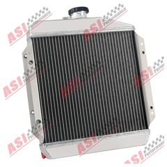 119621-44500 3 Row Full Aluminum Radiator for Yanmar 3TNE74 Diesel Silver ASI