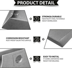 1/4″ Mini Skid Steer Plate Quick Attach Mount Plate For Toro Dingo Ditch Witch
