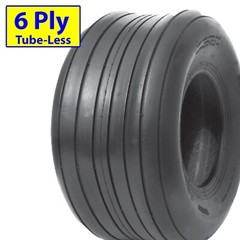2) 15×6.00-6 Hay Tedder Farm Implement AG TIRE RIB 6ply T-L 710 lb wt capacity