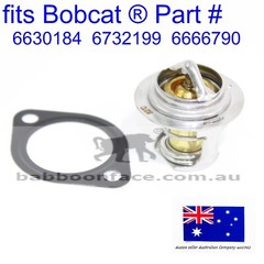 for Bobcat Kubota Thermostat 6630184 with Heater S175 S185 T190 L28 5600 337 341