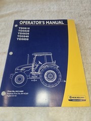 New Holland TD5010 TD5020 TD5030 TD5040 TD5050 Operators Manual