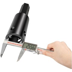 Heavy Duty 23-062 Auger Adapter 2-9/16″ Female Round to 2″ Male Hex Drive