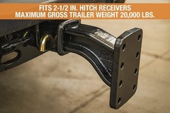 Buyers Products PM25812 Pintle Hook Mount – 20,000 lb Capacity