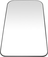 HECASA Upper Mirror Glass and Base Compatible with 2003-2009 Chevy Chevrolet Kod