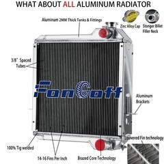 Radiator Fit Case Backhoe 570LXT 580L 580SL 586E 590SL P70 P85 234876A1 234876A2