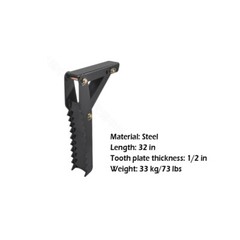 Landhonor 32/36in Excavator Thumb Universal Steel Plate Claw for Backhoe