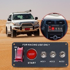 12V Racing Car Ignition Switch Panel Engine Start Push Button Control Panel