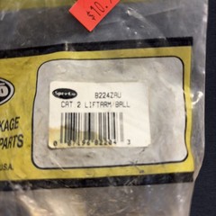 SPEECO CAT 2 LIFT ARM BALL B224ZAU