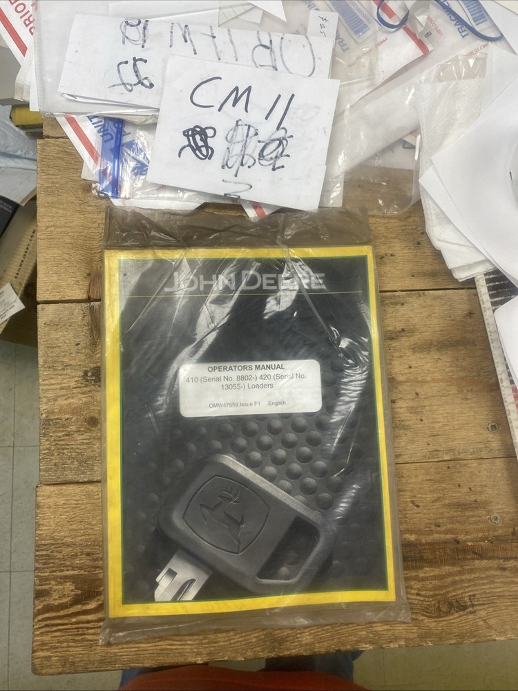 John Deere 410 420 Loaders Operator’s Manual OMW47559