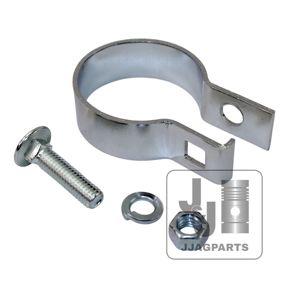 Chrome Muffler Clamp fits International Tractor 100 200 A | Replaces 48889DA