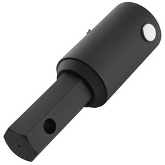 2 inch Auger Adapter Female Round to Hex for Mini Skid Steer Post Hole
