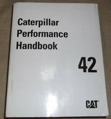 CAT CATERPILLAR PERFORMANCE HANDBOOK EDITION 42 FORTY-TWO BOOK MANUAL 2012