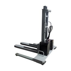 Semi-Electric Straddle Loader Self-Lifting Stacker Rough Terrain 2200 LBS 51″H