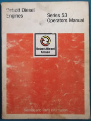 DETROIT DIESEL 53 253 353 453 653 ENGINES OPERATORS & MAINTENANCE BOOK MANUAL