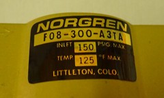 Norgren F08-300-A3TA Inline Air Filter F08300A3TA 3/8″ NPT NEW