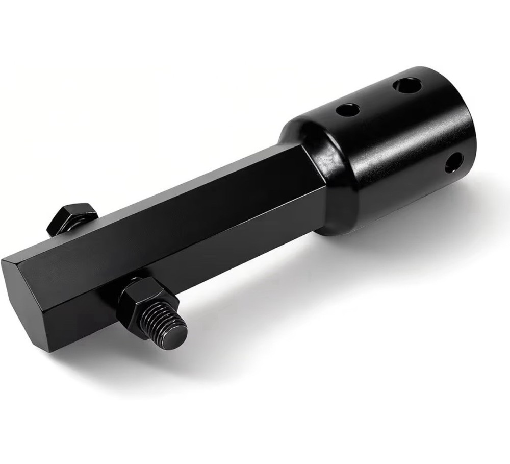 2″ Male Round to 2″ Female Hex Auger Drive Adapter for Post Hole Digger 11.1″