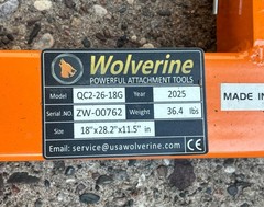 Wolverine QC2-26-18G Quick Coupler Adapter Hitch for tractors