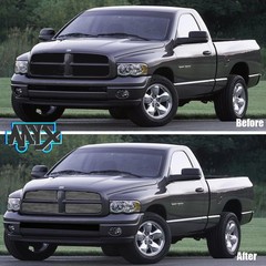 Polished Chrome Front Upper Billet Grille for 2002-2005 Dodge Ram 1500 Reg Cab