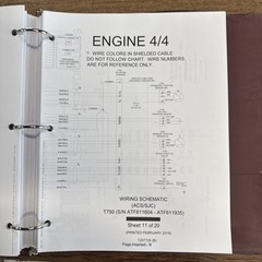 Bobcat Compact Track Loader T750 Electrical Wiring Diagram Manual