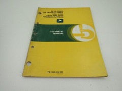 John Deere 5E Blower 113 Clipper 110G 210G 240G 260G Trimmer Technical Manual