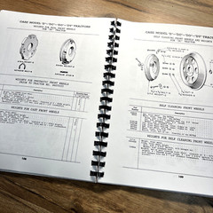 J.I. Case D Dc Do Dv Tractors Parts Manual Catalog Book S/N 4511449 And Up