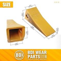 230SP Forged Backhoe Bucket Teeth w TF23P Flexpins for 23 230 Excavators -5 Pack