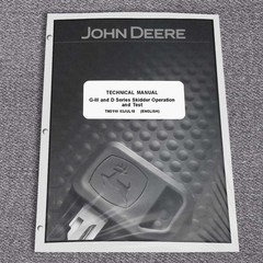John Deere 640GIII, 648GIII, 748GIII Skidder Operation & Test Service Manual