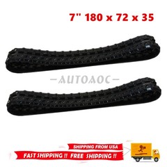2PCS For JCB 8008CTS Rubber Track – 180x72x35 – Cross Application Tread