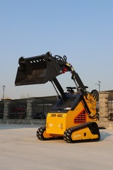 Mini Skid Steer Loader 24HP 4-in-1 Bucket 3-Stage Pump Hydraulic System 3 pumps