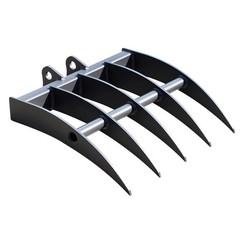 HUAYEE Mini Excavator 500mm Rake Attachment for 1-3 ton Digger with pinsx2