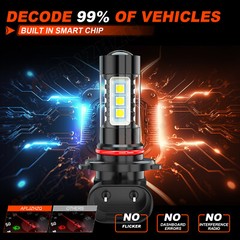 2 Super Bright LED Headlight bulbs for 2013-2015 Can-Am Outlander Max 500 ATV