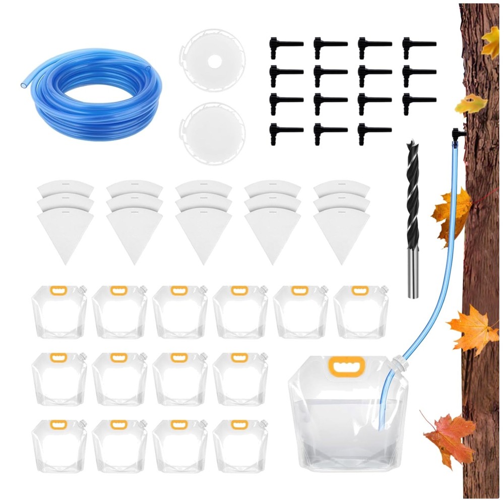 15 Sets Maple Syrup Tree Tapping Kit – 15 5/16″ Ta