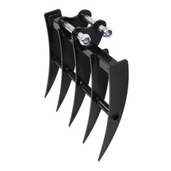 Rake Attachment Tools For Mini Excavator 1-1.5 Ton Excavator Digger Heavy-duty