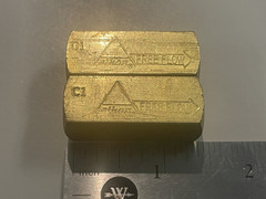 Alkon – Brass Mini Check Valve – 3/8 inch – Lot of 2 New
