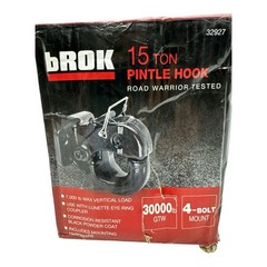 bROK 15 Ton Pintle Hook with Mounting Kit 32927 (OB)