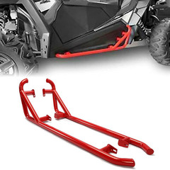 Ecotric Red Nerf Bars Rock Sliders Compatible 2014-2023 Polaris Rzr Xp 1000/