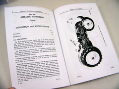 Lot 6 Ford 8N Tractor Manuals Shop Operators Parts Catalog Service Repair Owner