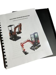 1-Ton Mini Excavator Track Hoe MIVA VA13 Operation & Maintenance Manual